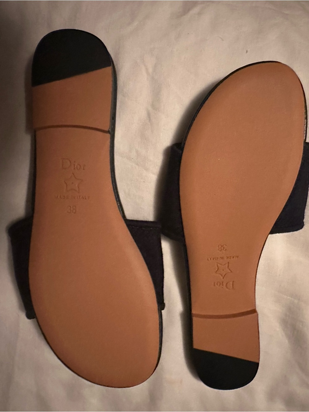 Dior navy blue Slide Sandals - Picture 3 of 4